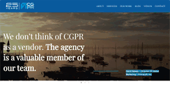 Desktop Screenshot of cgprpublicrelations.com