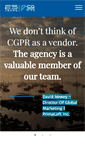 Mobile Screenshot of cgprpublicrelations.com